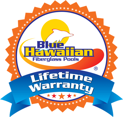 Outer Banks Pool Warranty with Blue Hawaiian Fiberglass Pools